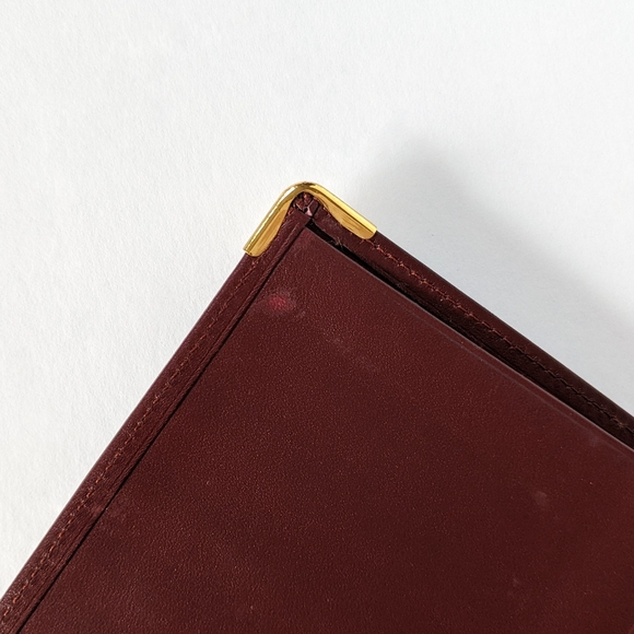 Vintage Cartier Bordeaux Leather Wallet - Picture 5 of 6